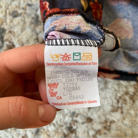 Mesh Floral Top - Picture 8 of 9